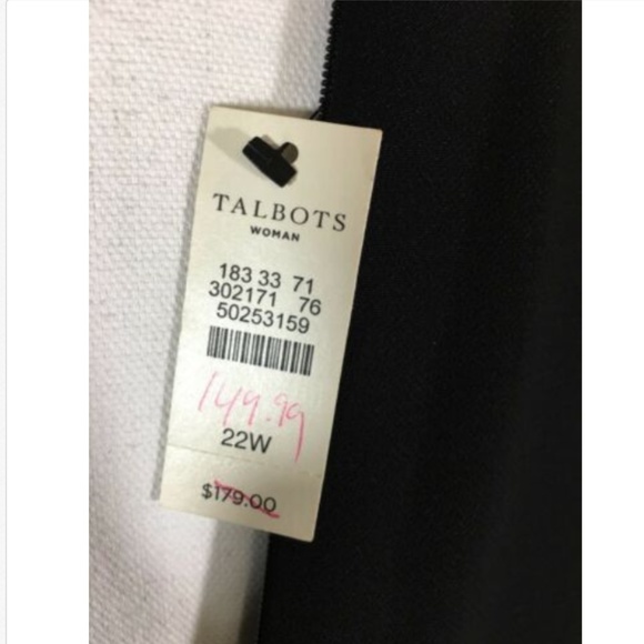Talbots Sheath Dress V-Neck Sleeveless - Picture 7 of 7
